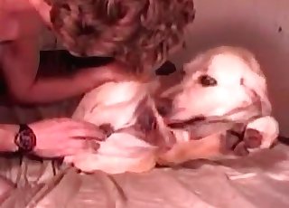 Dude violating his pet's perfect hole